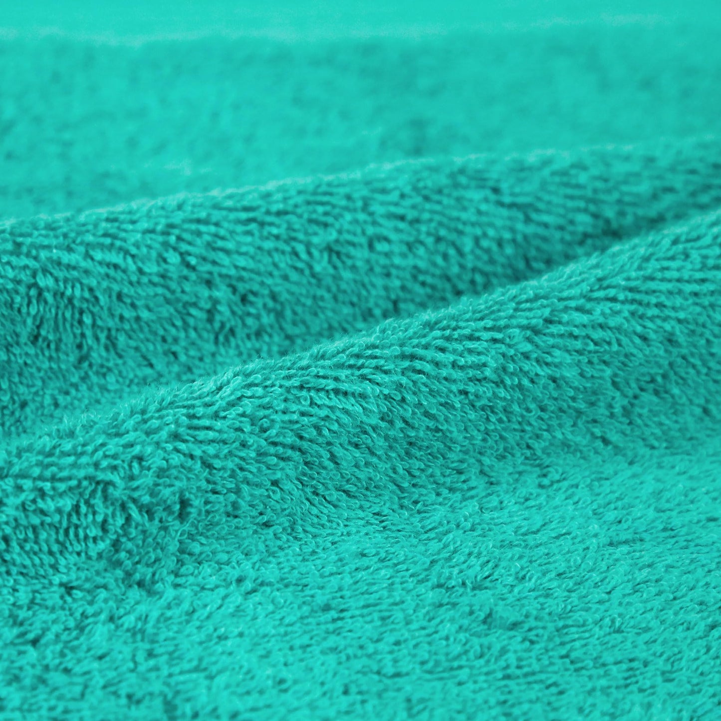 Amazon Basics 6 Piece hand towels for bathroom, Fade Resistant 100% Cotton Hand Towels, soft absorbent bathroom hand towels 6 - Pack (26''x16''), Teal