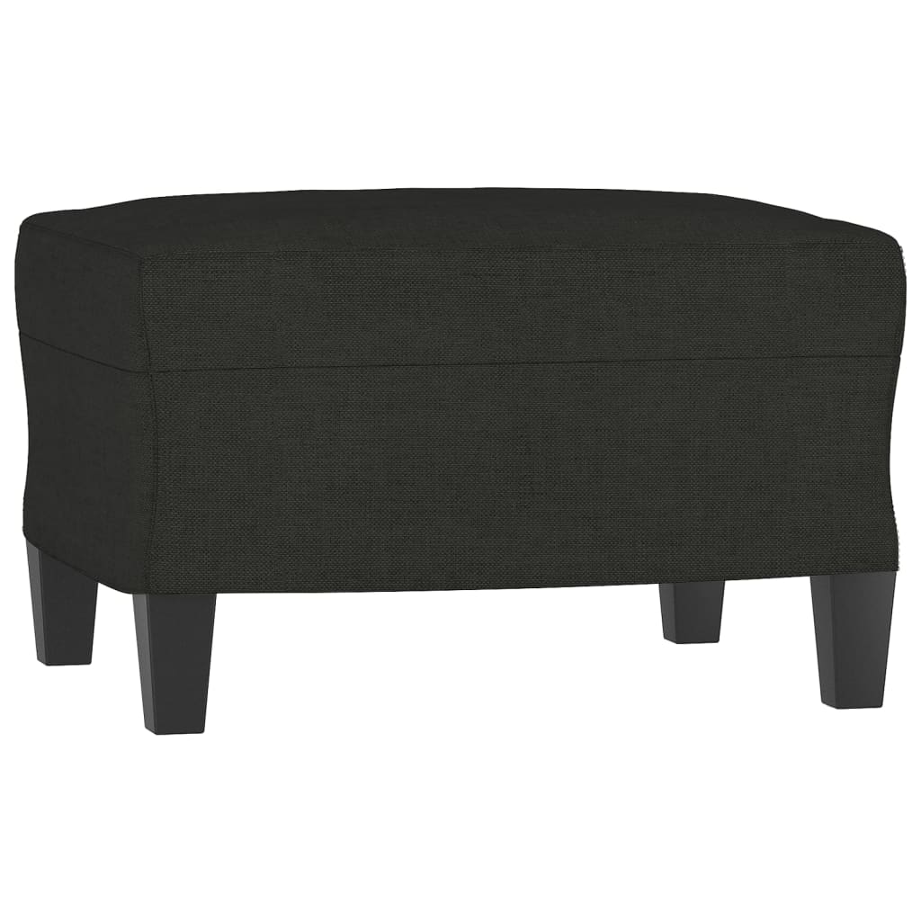 NNEVL Footstool Black 60x50x41 cm Fabric