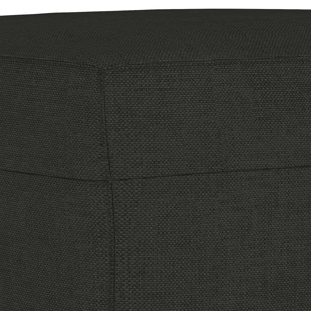 NNEVL Footstool Black 60x50x41 cm Fabric