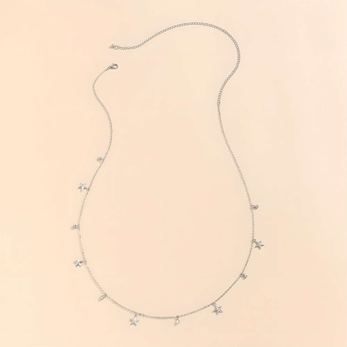 Silver Stars Waist Chain