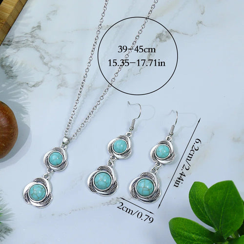 Vintage Necklace Earring Jewelry Set