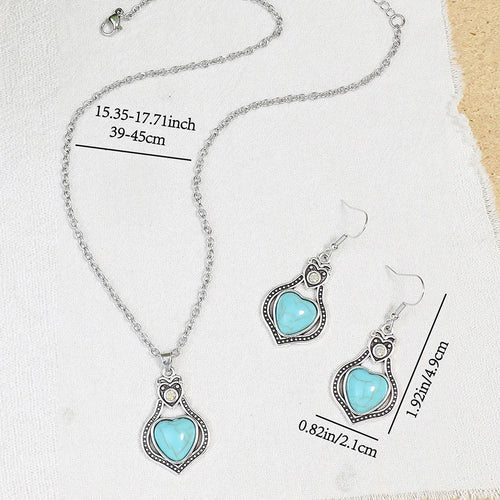 Vintage Necklace Earring Jewelry Set